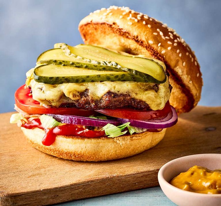 Spicy Gherkin Burger